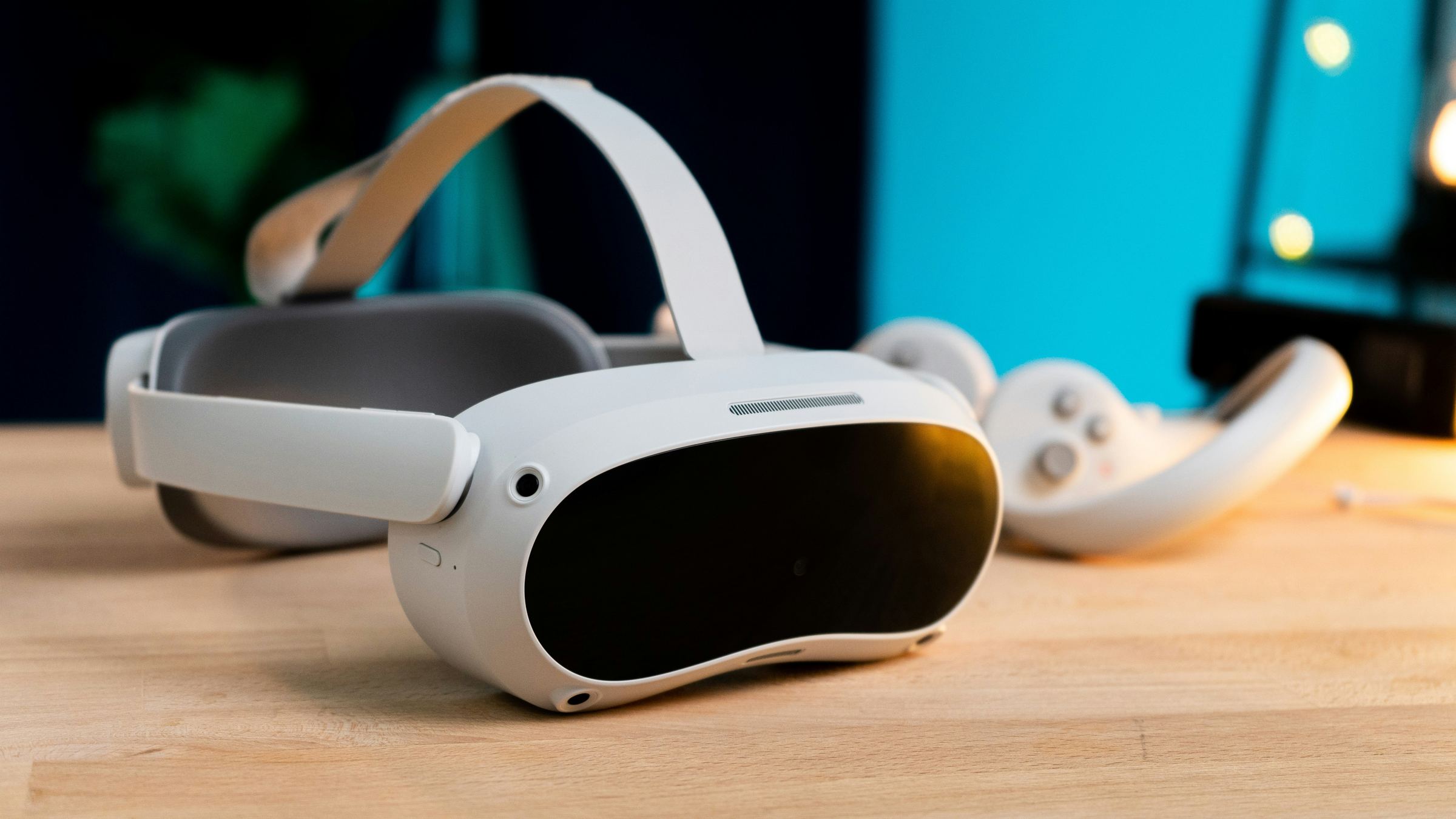 VR headset used for scope alignment and walkthroughs